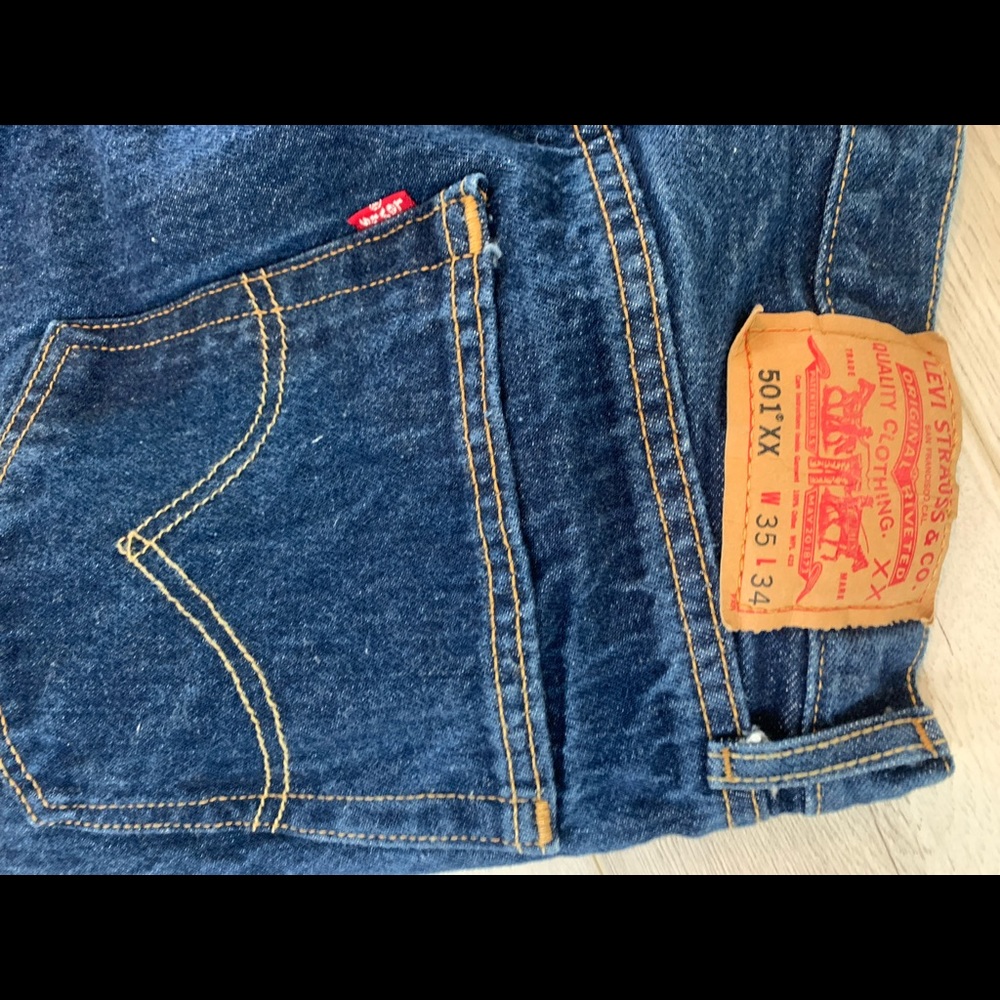 LEVI 501xx RARE!!  Blue jeans 1955 vintage style. - Picture 5 of 5